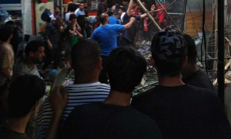 انفجار مدينة الصدر تفجير ’سوق الوحيلات’