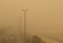 أمطار وغبار