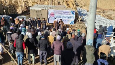 بالفيديو.. مكتبُ المرجعية في أفغانستان يوزع المساعدات الإنسانية في ولاية باميان