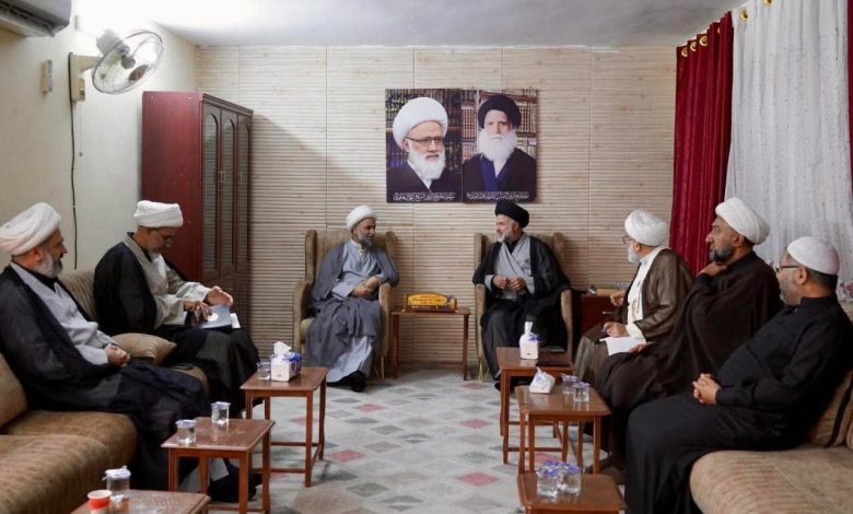 مكتب المرجع اليعقوبي ببغداد يناقش استعدادات إحياء ذكرى شهادة الإمام الحسن (ع) بكربلاء