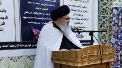 خطبة جمعة خور الزبير في البصرة بإمامة السيد صادق الياسري