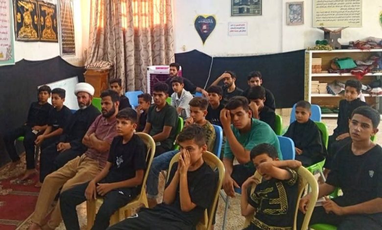 مدرسة القاسم (ع) للأشبال في عفك تقيم مجلس عزاء لإحياء ذكرى شهادة الإمام الحسين (ع)