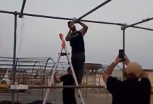 موكب مكتب المرجع اليعقوبي في ميسان ينصب موكبًا خدميًا في منفذ الشيب لخدمة زوار الأربعين