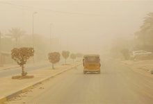تصاعد الغبار