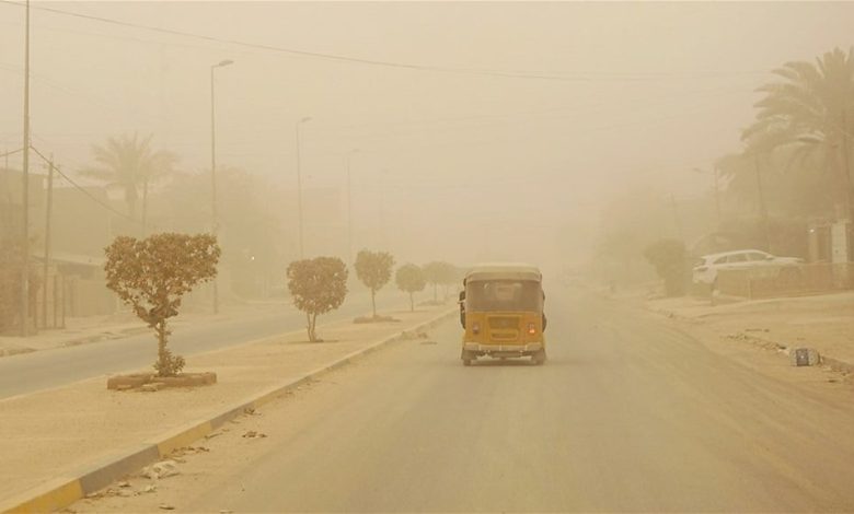 تصاعد الغبار