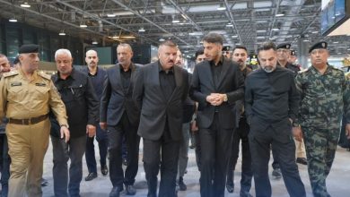 وزير الداخلية يصل الى مطار النجف