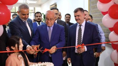 الوزير الحسناوي خلال افتتاح مستشفيي الإمام علي وفاطمة الزهراء: نقلة نوعية بالخدمات الصحية