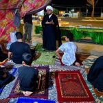 افتتاح موكب الوعي الحسيني في الكوت برعاية مكتب المرجع اليعقوبي لخدمة زائري الأربعين