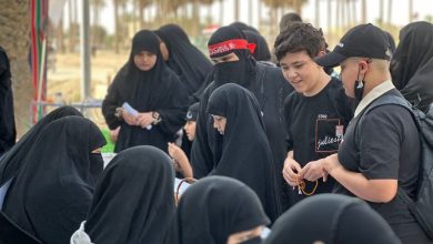 رساليات قضاء الحي يواصلن أنشطتهن التبليغية في مسيرة الأربعين