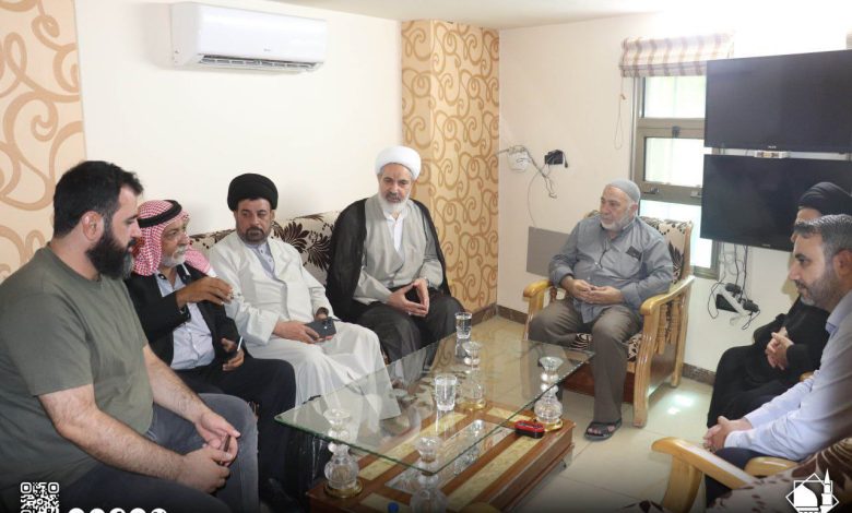 وفد أتباع أهل البيت (ع) في سوريا يتفقد مركز إدارة خدمات الإغاثة والدعم لنازحي السويداء