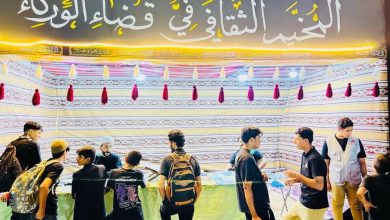 افتتاح المخيم الثقافي في قضاء الوركاء لتبليغ القيم الدينية خلال زيارة الأربعين