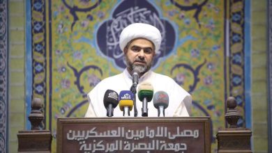ملخص خطبة جمعة البصرة المركزية بإمامة الشيخ عمار الربيعي