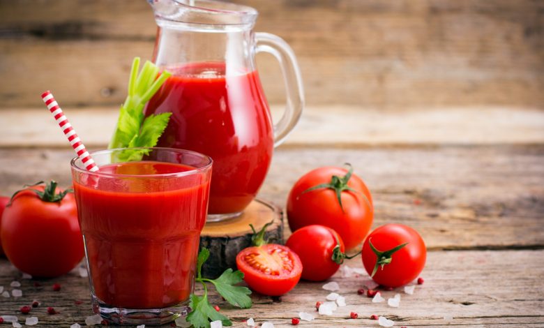 عصير الطماطم