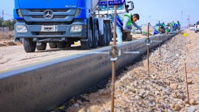 بدء أعمال التوسعة ورصف القالب الجانبي لطريق النهروان – الجسر الفرنسي في قضاء المدائن