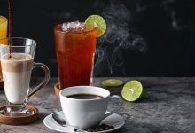القهوة وعصير