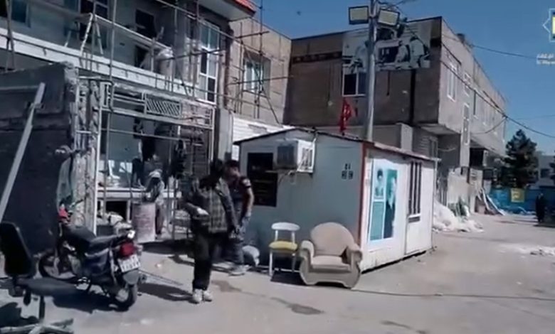 الدور المتضررة